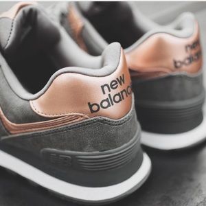 New balance 574 precious metals grey copper rose
